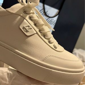 Christian Louboutin Simple Flat Calf/toile